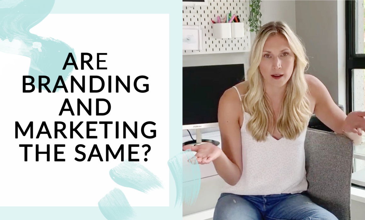 Thumbnail for "Are branding and marketing the same thing?" video