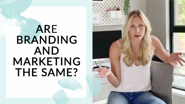 Thumbnail for "Are branding and marketing the same thing?" video