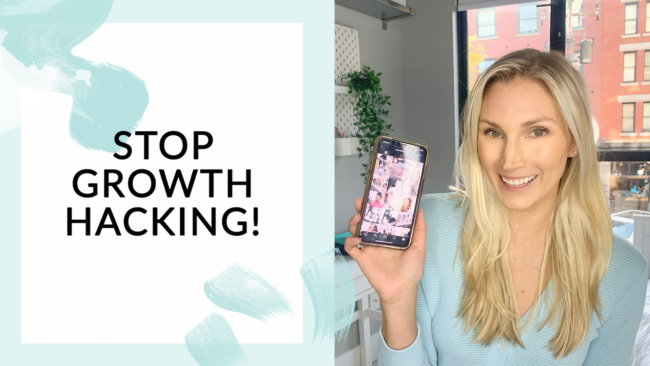 Stop Instagram growth hacking