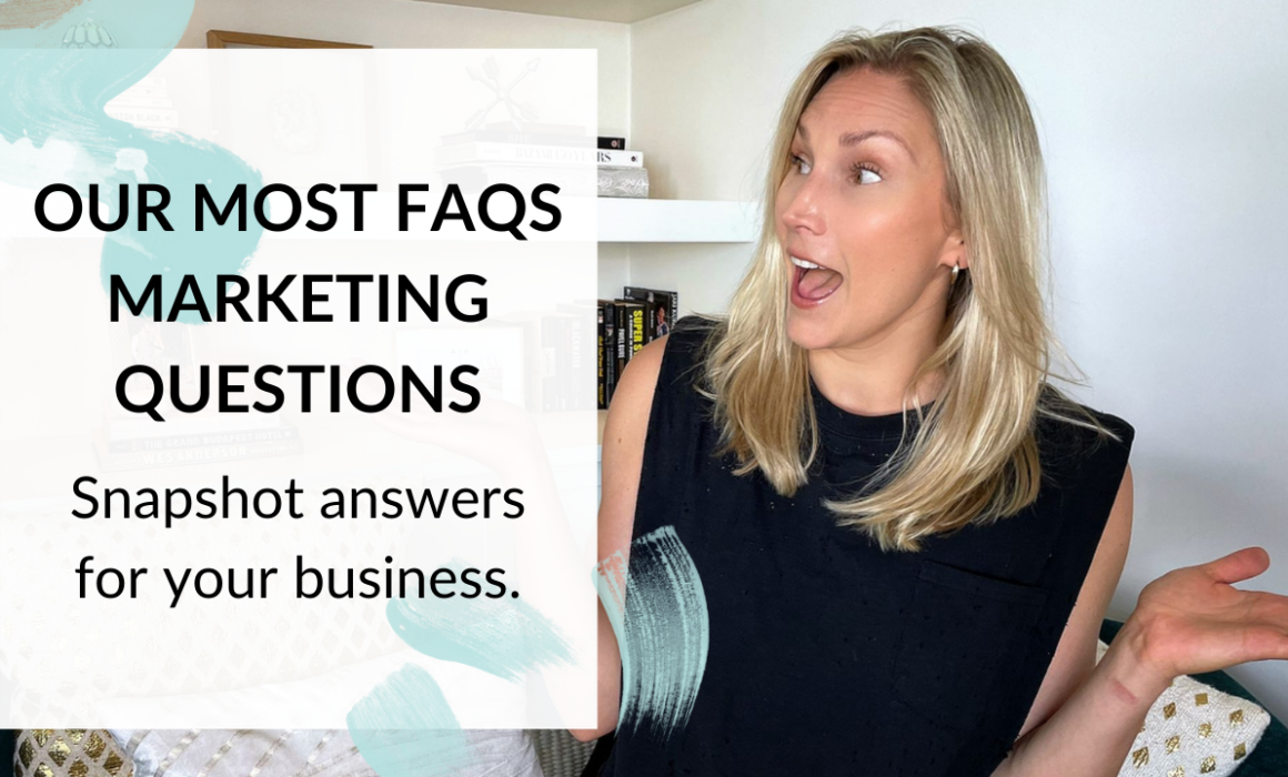 Marketing FAQs